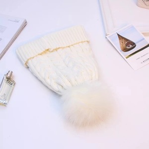 Unisex Winter <b>Beanie</b> Hat 100% Acrylic Fleece <b>Lined</b> Soft Ski Cuff Cap Pom Pom Adult Casual Jacquard Knit <b>Beanie</b> Hats - Product Image 4