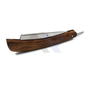 Premium Barber <b>Straight</b> <b>Razor</b> with Solid Wood Handle 3 Hole Design Stainless Steel Shaving <b>Razor</b> for Professional Salon Use OEM - Product Image 4