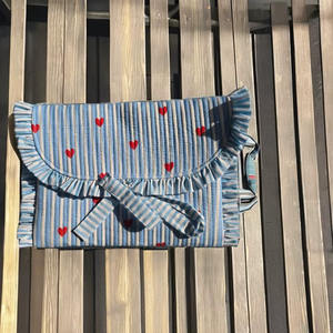 Sacs de voyage matelassés en coton pour femmes avec logo personnalisé, pochettes zippées pour tablettes et ordinateurs portables, étuis de protection, petits sacs pour MacBook et documents. - Product Image 2