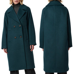 Women's Casual Long <b>Woolen</b> Winter <b>Coat</b> Breathable Dyed Fabric Belt Closure Warm Fashion Overcoat Full Length Outerwear - Product Image 5