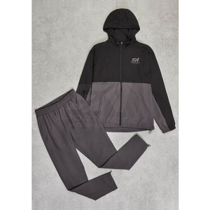 Ensemble coupe-vent léger pour homme, veste et pantalon d'entraînement en plein air, ensemble de vêtements de sport, faible MOQ - Product Image 2