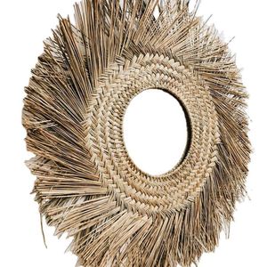 Miroirs en rotin modernes faits à la main Décoration murale en rotin naturel Accent Durable Léger Écologique Vente en gros Artisanat du Vietnam - Product Image 1