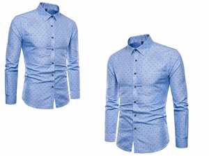 เสื้อเชิ้ตแขนยาวระบายอากาศสำหรับผู้ชาย คุณภาพส่งออก ออกแบบได้ตามสั่ง รับผลิตแบบ OEM ODM - Product Image 5