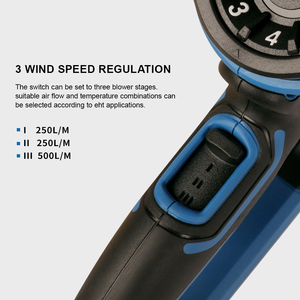 <span class=keywords><strong>Pistola</strong></span> <span class=keywords><strong>de</strong></span> <span class=keywords><strong>Calor</strong></span> Industrial <span class=keywords><strong>de</strong></span> Alta Resistencia <span class=keywords><strong>de</strong></span> 2000W (15A) - Product Image 5