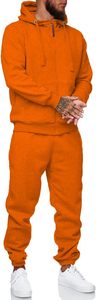 Conjunto Deportivo Transpirable de Microfibra de 240 g/m² para Hombre, Sudadera con Capucha y Cremallera, Pantalones Deportivos, Estampado por Sublimación, Rojo y Negro en Contraste - Product Image 6