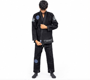 Shoyorol Negro de Alta Calidad, Transpirable, Elástico, Duradero, de Secado Rápido, Ligero, Regular, 2 Piezas, 100% Algodón, 440g, para Jiu-Jitsu Brasileño - Product Image 4