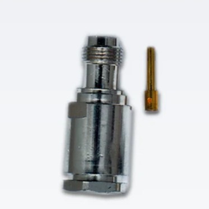 ขั้วต่อโคแอกเชียล RF แบบหนีบตรง TNC ตัวเมีย LMR400 สำหรับเครือข่ายโทรคมนาคมและข้อมูล  ทำจากทองเหลืองชุบนิกเกิล ทนทาน ใช้เป็นอะแดปเตอร์สายเคเบิล - Product Image 2