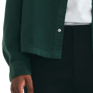 Chemise en flanelle coupe droite surdimensionnée pour homme, décontractée, à boutons, à manches longues, à carreaux, style streetwear, vente en gros - Product Image 5