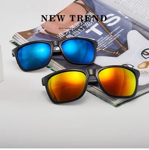 New Fashion <b>Square</b> Unisex <b>Sunglasses</b> Korean Version Trend Dazzling UV400 Protection Street Shooting - Product Image 1