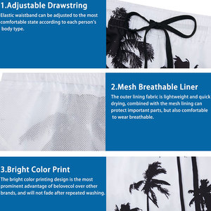 High Quality Printed Quick Dry Breathable Beach <b>Men</b> Swimwear Shorts Swimming <b>Trunks</b> Custom Logo Mesh Shorts - Product Image 6