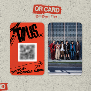 Álbum TWS 2nd Single Album TO US (versión Weverse Albums) con tarjeta QR, álbum sellado de kpop. - Product Image 4