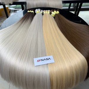 Extensiones de cabello virgen vietnamita a granel de alta calidad, Envío Mundial, precio al por mayor recto, súper doble dibujado - Product Image 4