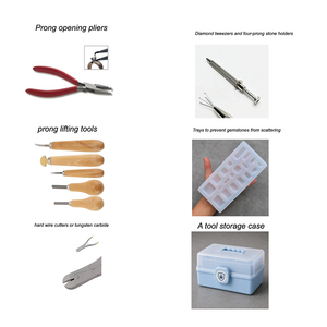 Pince à griffes, Pince à diamants, Supports de pierres, Outils de bijouterie - Product Image 1