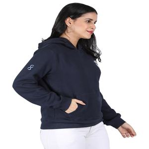 Personnalisable Logo Imprimé Surdimensionné Heavyweight Fleece Hoodies de tous les mélanges pour les femmes Nouveau Style Casual Hiver Stock Vente - Product Image 1
