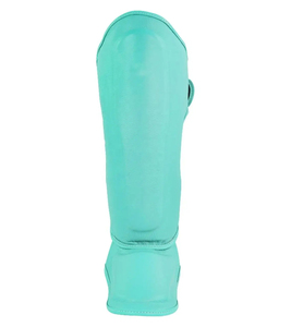 Protector de Espinilla de Boxeo Unisex Rojo y Blanco, Cuero PU Ecológico, Cintura Alta, Resistente al Desgaste, para Entrenamiento de Artes Marciales, 1.2M - Product Image 2