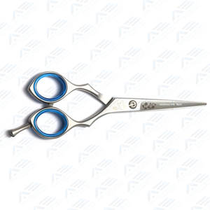 กรรไกรตัดผมโคบอลต์ขนาด5นิ้วแบบมืออาชีพใบมีดปลายด้านน้ำหนักเบา15ก. สำหรับร้านตัดผม - Product Image 3