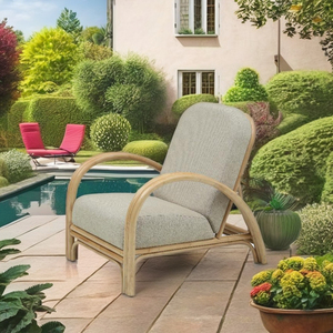 Venta caliente Ankara Sillón para muebles de exterior con cojín Cómodo y elegante con cojín acogedor Ideal para la relajación - Product Image 3