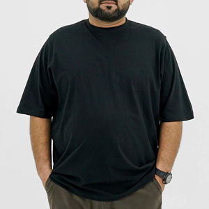 Camiseta de Algodón 100% con Impresión Digital Personalizada, de Alta Calidad, Unisex, 400 g/m², Estilo Pro Club, Talla Grande, Tejido de Punto, OEM - Product Image 1