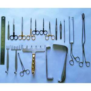 ชุดเครื่องมือผ่าตัดหน้าท้อง 19 ชิ้น ทำจากสแตนเลสสตีล สำหรับการผ่าตัดศัลยกรรมตกแต่งหน้าท้องแบบดึงหน้าท้อง - Product Image 3