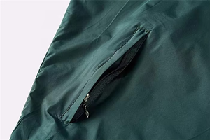 OEM Wholesale Men's Casual Lightweight Windbreaker <b>Jacket</b> Autumn <b>Packable</b> Standard Canvas Stand Collar Front Plain Dyed - Product Image 3