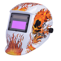 Casque de soudage à obscurcissement automatique intégral, écran facial, batterie au lithium, alimenté par énergie solaire pour le soudage, le meulage et la découpe