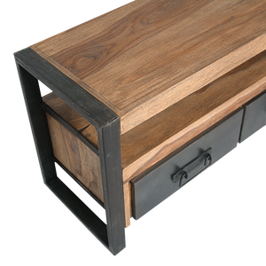 Soporte de TV Vandana Cresta Falcon de 160 cm en Madera de Acacia - Product Image 4