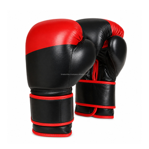 Gants de boxe et de kickboxing en cuir ajustables de haute qualité avec logo personnalisé, respirants, imperméables, protection UV, 10-16 oz, unisexe - Product Image 5