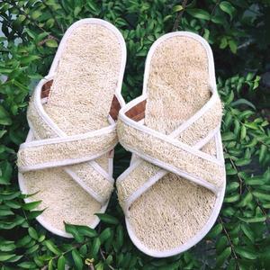 VENTA CALIENTE Blue Lotus 2025 Loofah Slipper Soft Cushion Fit Ideal para ropa de interior y spa - Product Image 4
