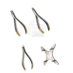 Premium Quality Manual Clinical Instrument Collection Fine Stainless Steel Finish Orthodontic <b>Plier</b> <b>Set</b> CE Certified Reusable - Product Image 5