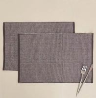 Set de table tissé haut de gamme pour salle à manger |   Tapis de table de cuisine réutilisable résistant à la chaleur pour la maison, le restaurant, la salle à manger et la décoration de table moderne