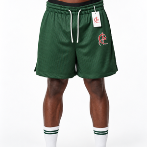 Shorts de basketball en toile personnalisés pour hommes – Respirants, athlétiques, pour la gym, l'entraînement sportif, séchage rapide, fitness, décontractés et unis - Product Image 1