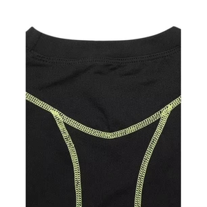 T-shirt de compression pour homme à col rond, coupe classique, uni, séchage rapide, respirant, manches courtes, tricoté sur le devant, idéal pour la gym et le fitness - Product Image 6