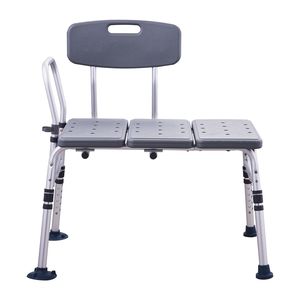 Sgabello da Doccia Robusto e Leggero per Adulti e Anziani, Regolabile, Antiscivolo per Vasca da Bagno, per Persone con Disabilità - Product Image 1