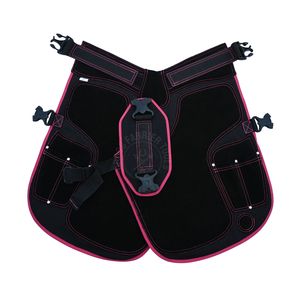 Tablier de fermeur en cuir et toile robuste pour équipement de ferrage, avec aimant pour clous, poches pour couteaux et ajustement réglable, vente en gros - Product Image 1