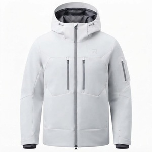 New Style <b>Men's</b> Winter Hooded Puffer <b>Jacket</b> Waterproof Breathable Polyester Wadding Thick Warm Sporty Zipper Closure Color - Product Image 2