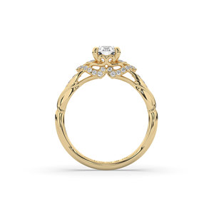 1.02Ct Lab Grown Diamond Unique Style Light Weight Ring - Product Image 4