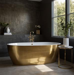 Bañera de Cobre de Lujo, Tipo Hotel, Independiente, de Metal Sólido, para Villa, Spa y Baños Premium - Product Image 3