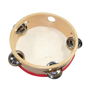 Tambourin en bois de qualité supérieure, fabriqué sur mesure, lumineux, pour professionnels et débutants. - Product Image 4