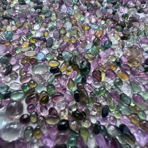 Lote de Gemas Sueltas de Turmalina Multicolor Natural, Calidad AAA, Formas Redondas, Ovaladas, Pera, Marquesa y Cabujón, de 4mm a 6x8mm, con un Brillo Increíble, A1 - Product Image 4