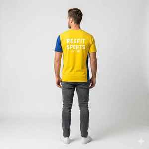 ผู้ผลิตเสื้อยืด OEM เสื้อยืดคอตตอน 100% แบบสองสี เสื้อยืดแขนยาวผู้ชายสำหรับออกกำลังกาย มีจำหน่ายและรับสั่งทำ - Product Image 5