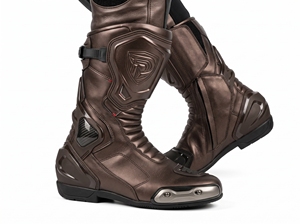 DUMELA INTERNATIONAL DL-MB-11 Chaussures de sport montantes en cuir noir imperméables et respirantes toutes saisons à lacets pour vélo - Product Image 4
