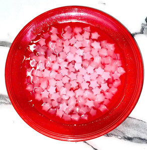 Ingrédient de pudding de noix de coco faible en glucides, en forme de cœur et d'étoile, personnalisable, saveur fruitée, pour boisson nutritive - Product Image 2