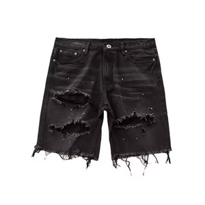Pantalones Cortos de Hombre de Alta Calidad, Corte Holgado, Estilo Desgastado, Largo Medio, Fabricados en Pakistán, con Lavado Ácido - Product Image 5
