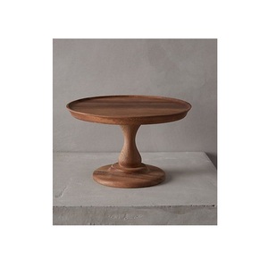 Support à dessert en bois naturel pour gâteaux de mariage, gâteaux d'anniversaire et décorations de pâtisserie - Product Image 4