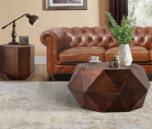 Mesa de Centro Decorativa de Hierro Hecha a Mano al por Mayor, Elegante Mesa de Centro para Sala de Estar, Hotel u Oficina, Muebles Modernos Duraderos al por Mayor - Product Image 4