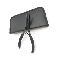 Pince à extensions capillaires en acier inoxydable, kit professionnel de retrait d'extensions, outil durable résistant à la rouille pour salon de coiffure