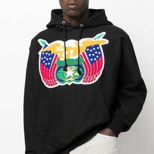 Sudadera con Capucha Negra para Hombre, Diseño de Águila Bordada, Corte Holgado, Estilo Casual para Otoño, Manga Regular, Felpa Francesa de Algodón - Product Image 5