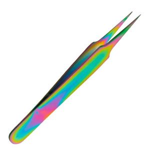 แหนบคีบขนตาทำจากสเตนเลสเคลือบกระดาษไล่ระดับสี - Product Image 3