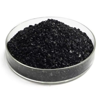 Charbon actif granulaire de coque de noix de coco de qualité supérieure, maille 6x12, pour filtration d'eau potable, haute adsorption, CAS 7440-44-0, exportateur Inde
