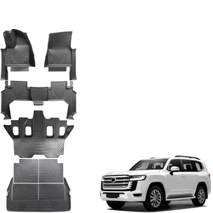 พรมปูพื้นรถยนต์สำหรับ Toyota Land Cruiser LC300 พวงมาลัยซ้าย พรม TPE แบบสุญญากาศ แผ่นรองพื้นท้ายรถ ผ้าคลุมเบาะ - Product Image 1